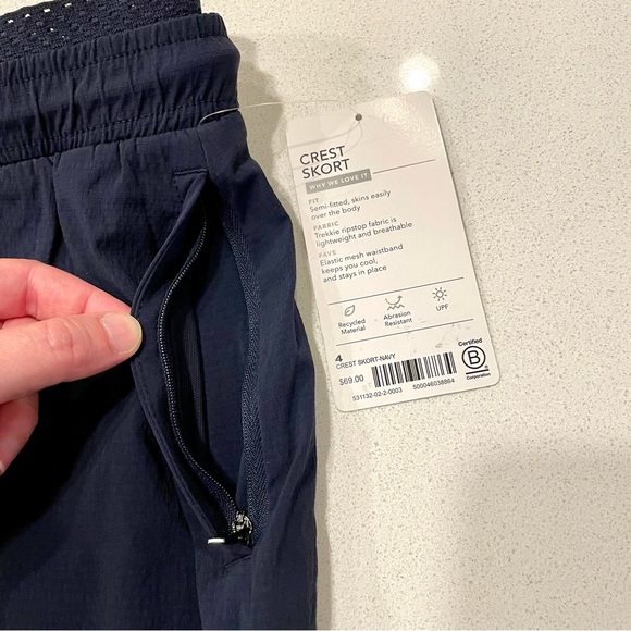 Athleta Crest Skort!! NWT navy must have! - Picture 5 of 6